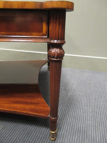 Lot 341 - A Brights of Nettlebed two-tier mahogany...