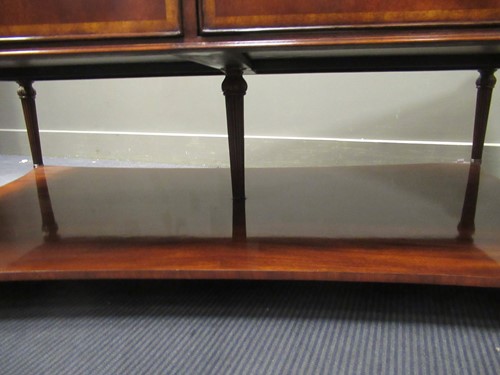 Lot 341 - A Brights of Nettlebed two-tier mahogany...