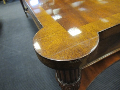 Lot 341 - A Brights of Nettlebed two-tier mahogany...