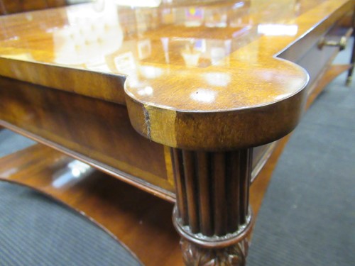 Lot 341 - A Brights of Nettlebed two-tier mahogany...