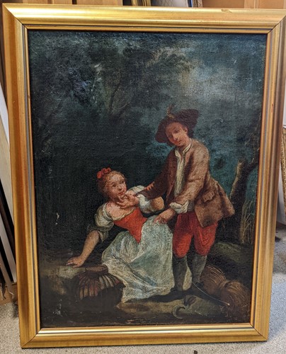 Lot 263 - Provincial follower of Jean-Antoine Watteau...