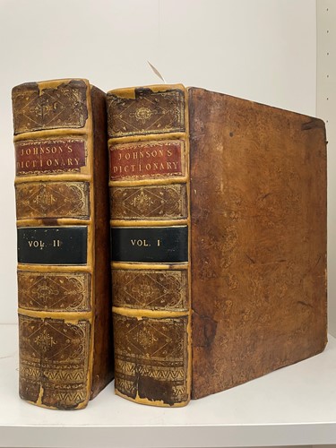 Lot 143 - JOHNSON (Samuel) A Dictionary of the English...