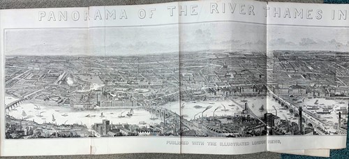 Lot 245 - London - Panorama of the River Thames....