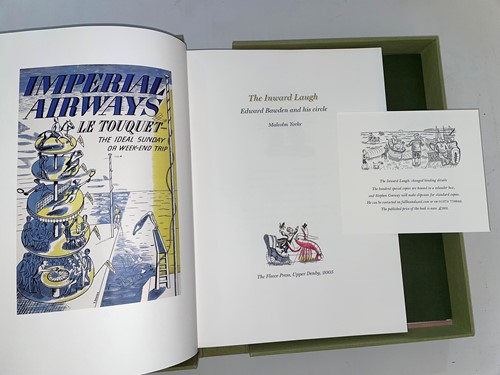 Lot 448 - YORKE (Malcolm) The Inward Laugh: Edward...