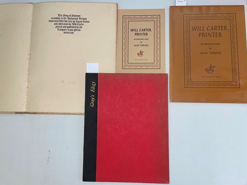 Lot 420 - CARTER (Will) [of the Rampant Lions Press]...
