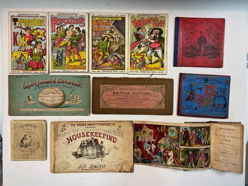 Lot 284 - Illustrated Victorian cartoon booklets. £300 A...