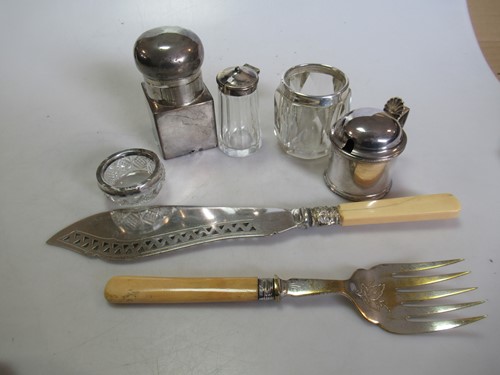 Lot 243 - A quantity of silver flatware, 10ozt gross,...