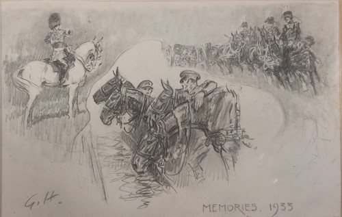 Lot 231 - Gilbert Holiday (1879-1937), Memories, signed...