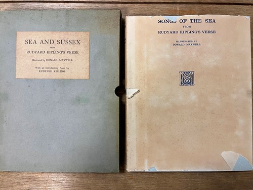 Lot 402 - KIPLING (R) Songs of the Sea, 1927, 4to, one...