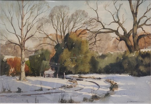 Lot 270 - Edgar Thomas Holding (1870 - 1952), Winter...