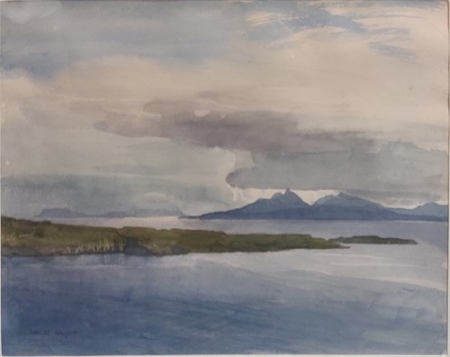Lot 272 - Charles Knight R.W.S. (1901-1990) Rhum from...