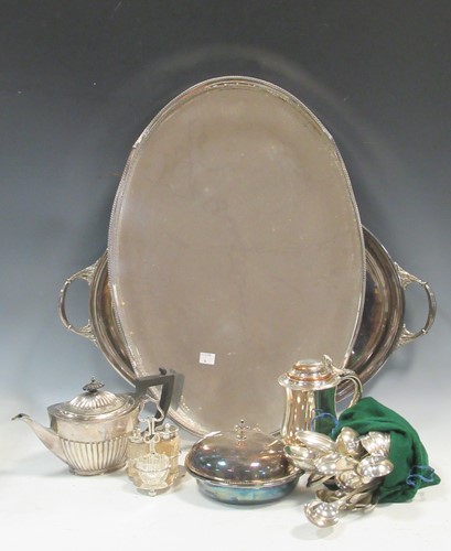 Lot 219 - A large quantity of silver plated items...