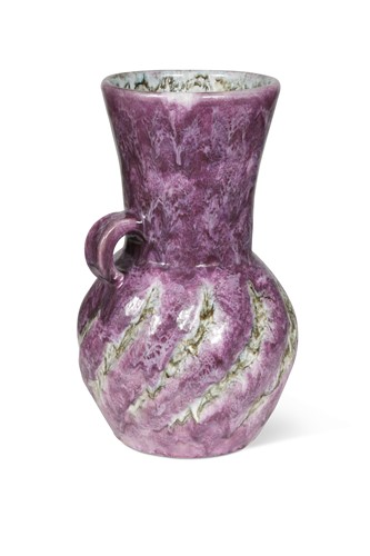Lot 65 - Arlette Roux for Juan les Pins, a large mid-century earthenware vase
