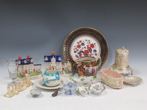 Lot 76 - A collection of Staffordshire, Worcester,...