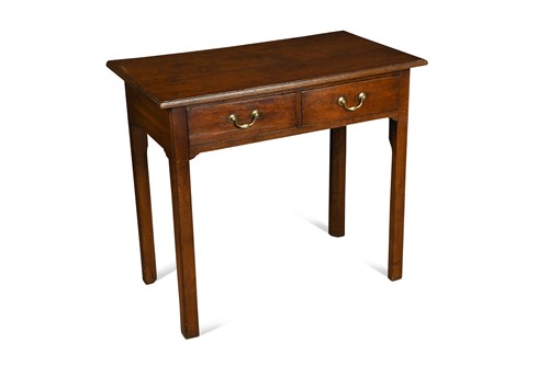 Lot 299 - A provincial oak side table, 19th century