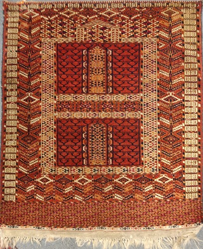 Lot 7 - Early 20th century Tekke Ensi 155 x 121cm
