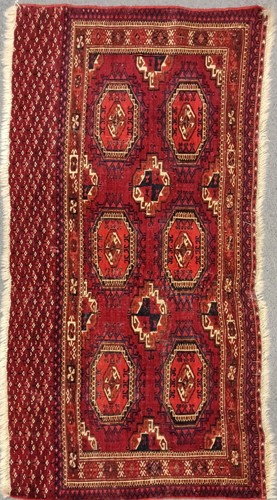 Lot 13 - An early 20th century Tekke turkman chuval 141...