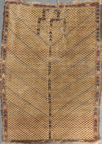 Lot 15 - Two similar 19th century Turkmen Ersari rugs...