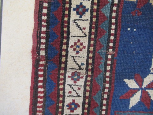 Lot 17 - A late 19th century Kazakh rug, 172 x 104cm