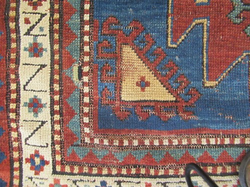 Lot 17 - A late 19th century Kazakh rug, 172 x 104cm