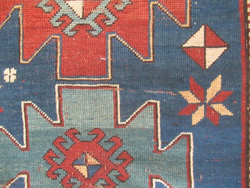 Lot 17 - A late 19th century Kazakh rug, 172 x 104cm
