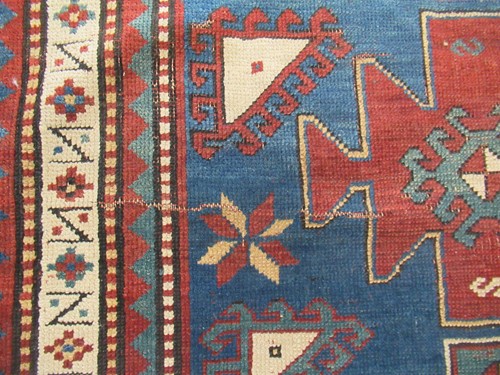 Lot 17 - A late 19th century Kazakh rug, 172 x 104cm