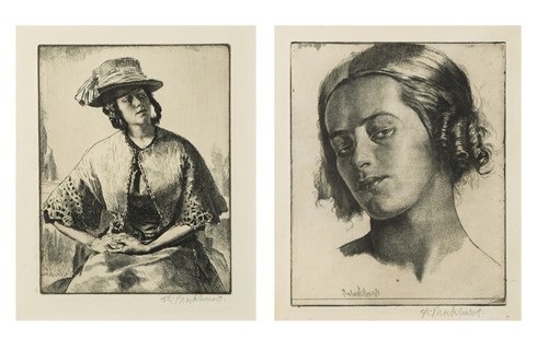 Lot 31 - Gerald Leslie Brockhurst (1890-1978) Nadia,...