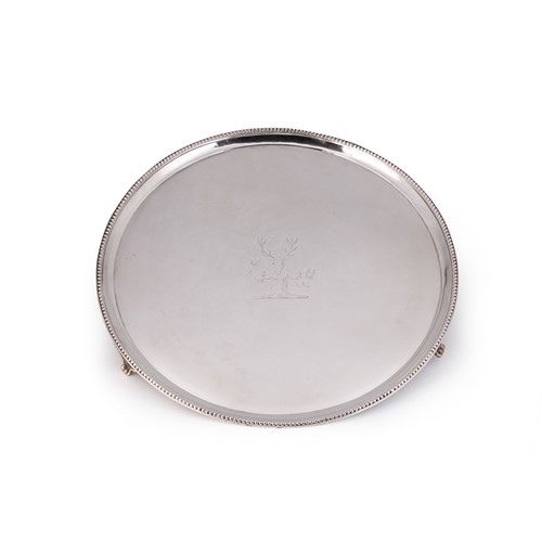 Lot 468 - A George III 18th century silver salver