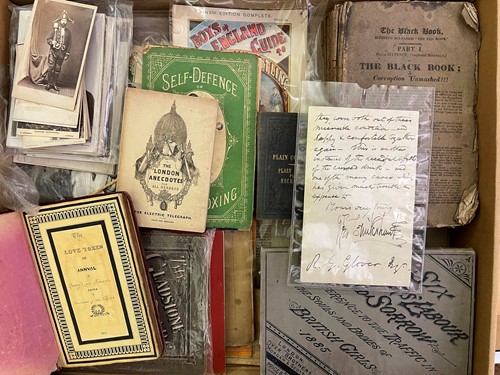 Lot 370 - Ephemera, booklets, etc. Collection including...