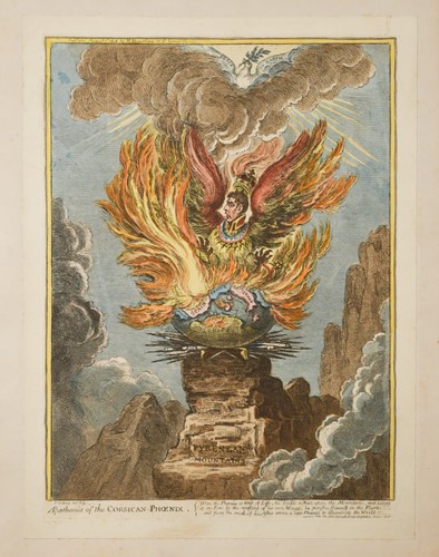 Lot 16 - James Gillray, Napoléon Bonaparte -...