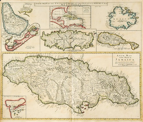 Lot 51 - John Senex. A New Map of the English Empire in...