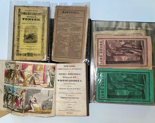 Lot 228 - Chapbooks and similar 19th century pamphlets...