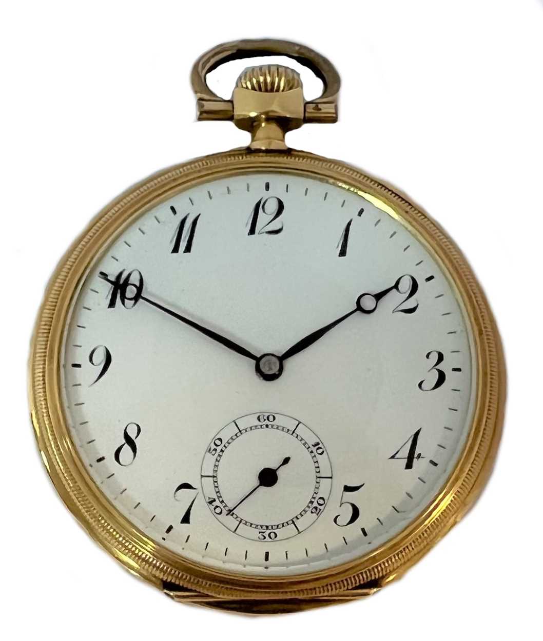 Lot 308 - Montilier Watch Company,  Montilier - A Swiss open faced pocket watch