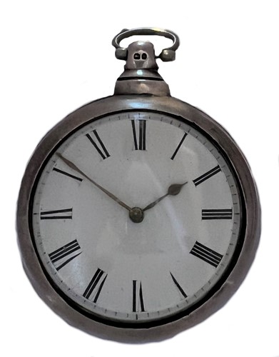 Lot 282 - Jno. Blaylock, Carlisle - An early 19th century Sterling silver pair cased pocket watch