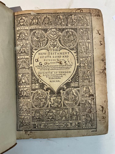 Lot 69 - Bible, King James version, London: Robert...