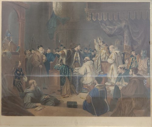 Lot 309 - A Victorian coloured engraving by J. Egan of...
