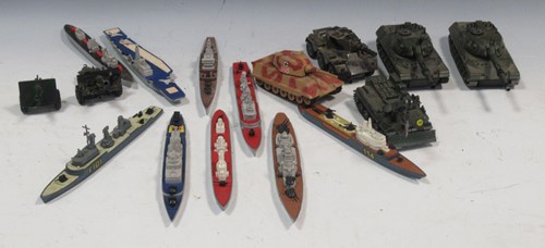Lot 110 - Nine Dinky Sea Kings models, two Dinky Leopard...