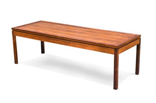 Lot 268 - A mid-century Danish rosewood coffee table