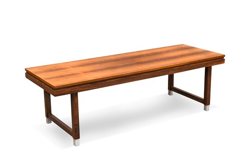 Lot 265 - A mid-century Danish rosewood coffee table