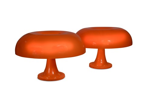 Lot 173 - Giancarlo Mattioli (1933-) for Artemide, a pair of Nesso table lamps