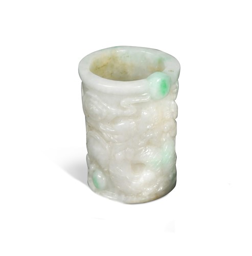 Lot 73 - A Chinese jade archers thumb ring or band, probably Republic Period