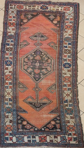 Lot 570 - An early 20th century Hamadan Keli/ wide...