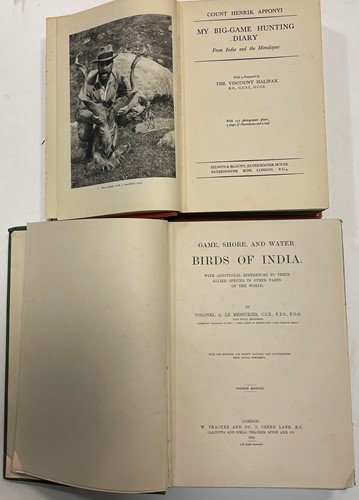 Lot 354 - India. Bindra Studios, Shimla, three big game...