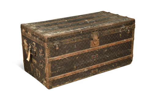 Lot 156 - A late 19th century Louis Vuitton cabin trunk