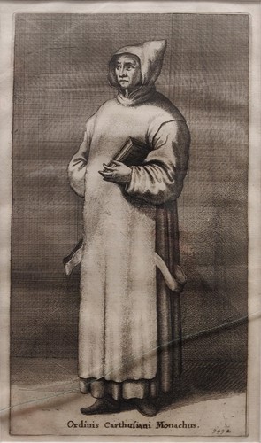 Lot 354 - Wenceslaus Hollar etching of a Carthusian monk;...