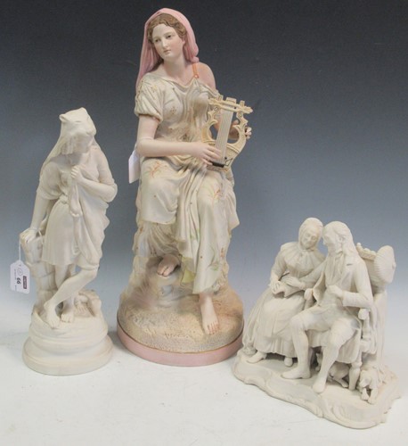 Lot 66 - A Parian figure of 'John Anderson My Jo',...