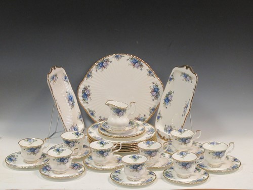 Lot 65 - Royal Albert moonlight part, dinner and tea...