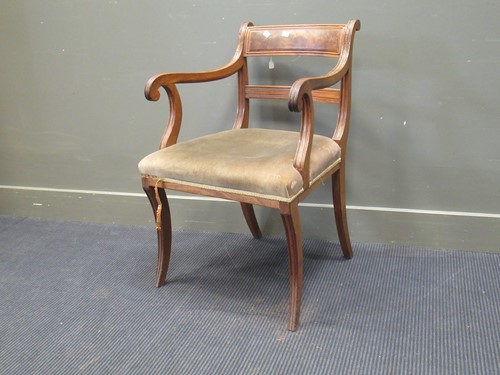 Lot 381 - An early 19th century Biedermeier style...