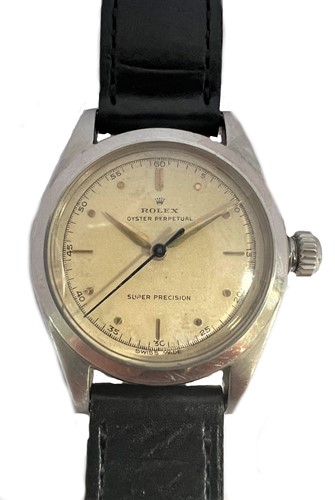 Lot 351 - Rolex - A steel 'Oyster Perpetual' wristwatch