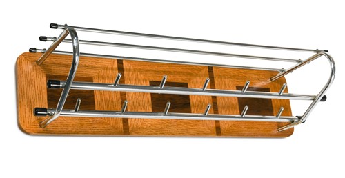 Lot 267 - A mid-century 'Pullman' style coat and luggage rack